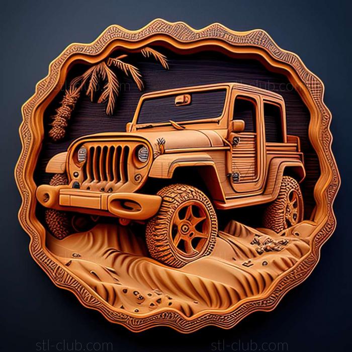 3D мадэль Jeep Hurricane (STL)